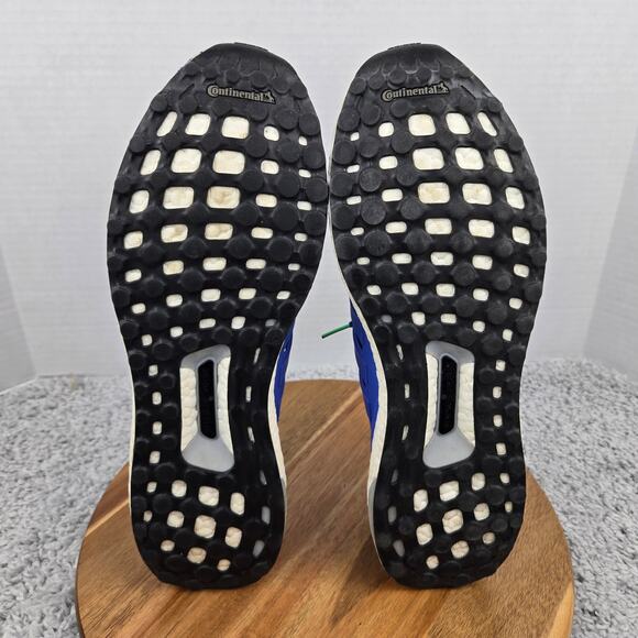 Adidas Men 12 Ultra Boost 4.0 Hi Res Blue Knit Athletic Gym Trainer Running Shoe - Picture 8 of 12